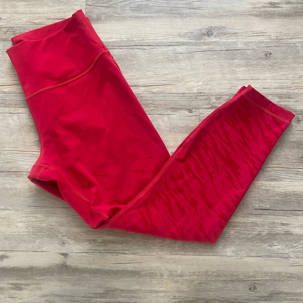 lululemon athletica Red Leggings